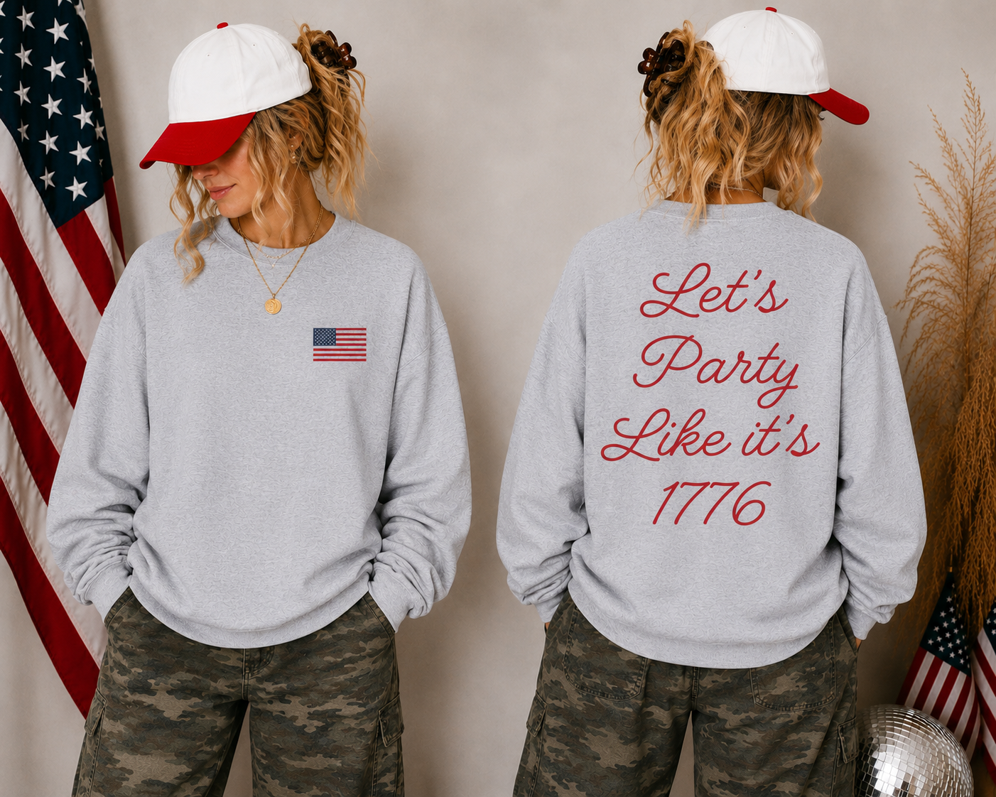 Let’s Party Like It’s 1776 Patriotic Sweatshirt