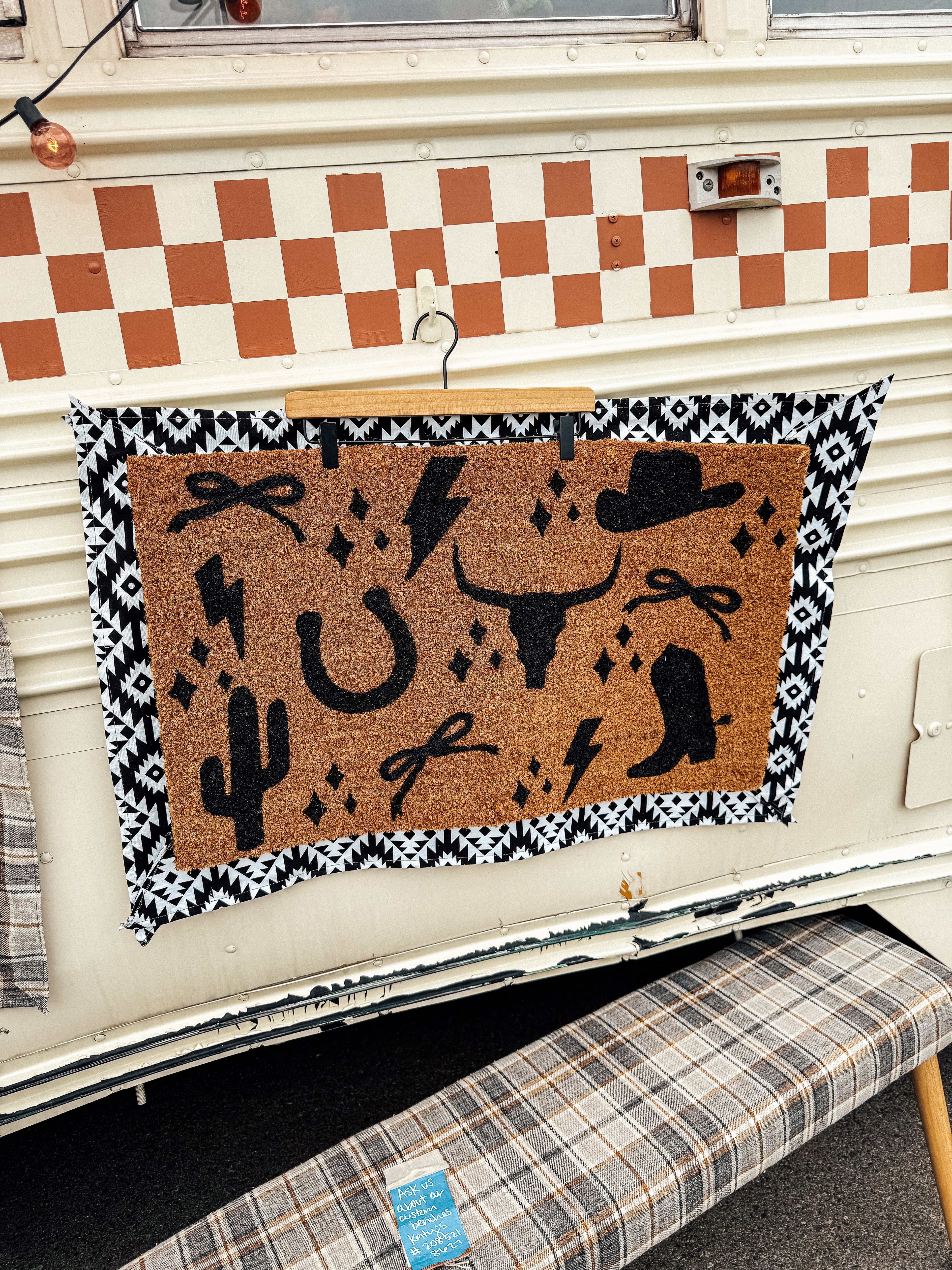 Rug Skirt | Western Collection | Rug Border | Doormat Layering | Custom Doormat Border | Housewarming Gift | Realtor Closing Gift | Best Friend Gift