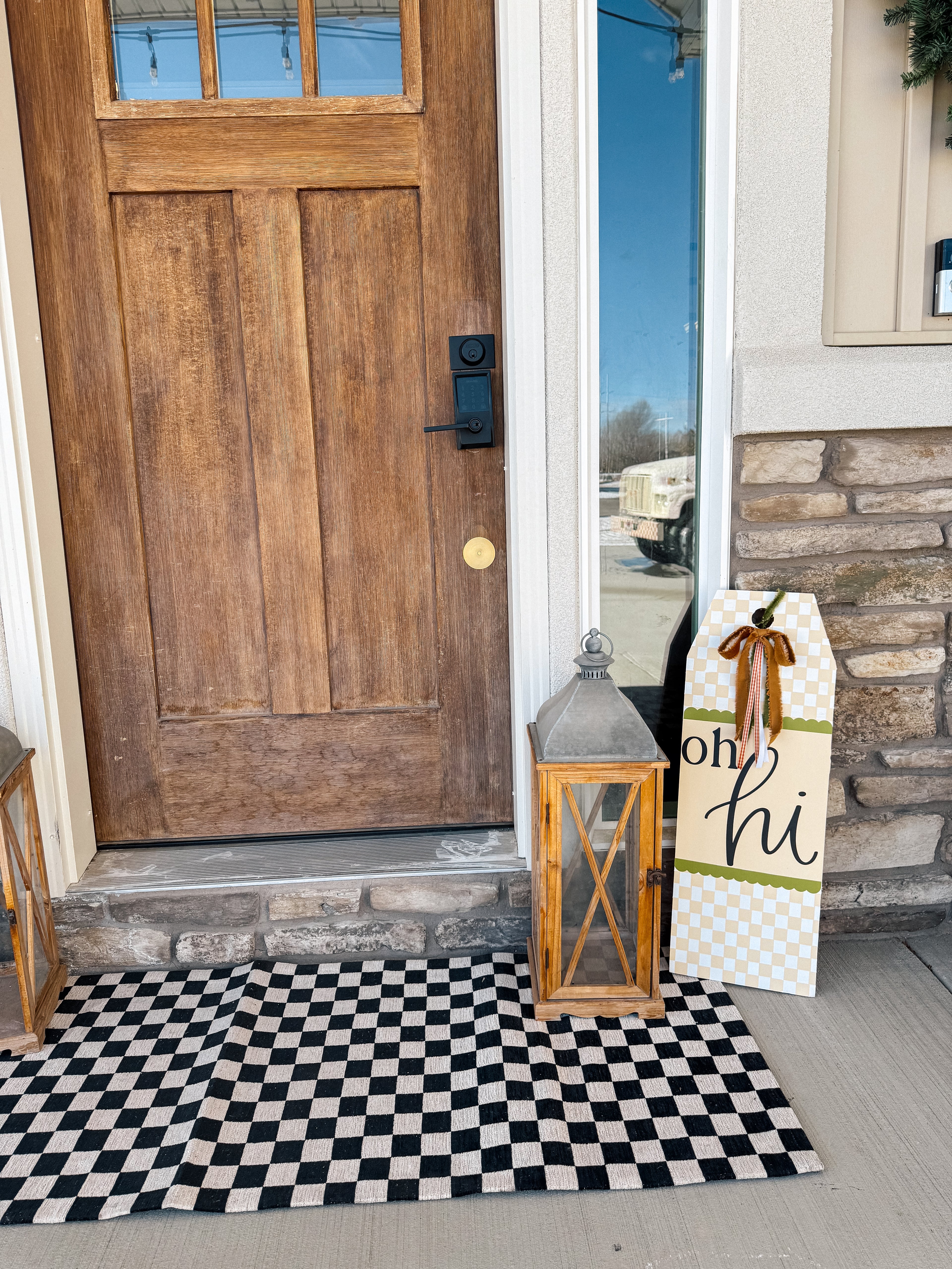 Spring Porch Leaner, door hanger