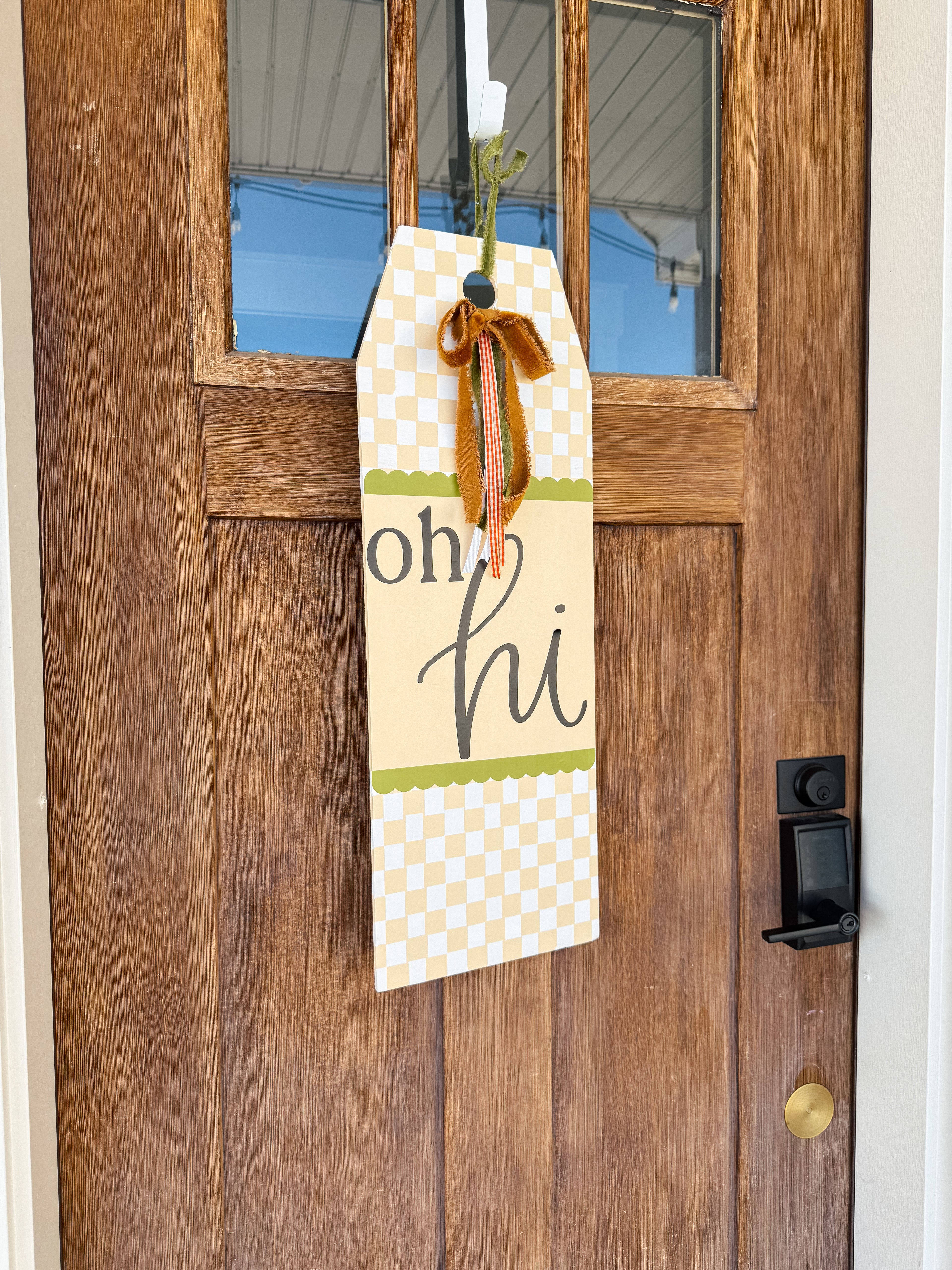 Spring Porch Leaner, door hanger