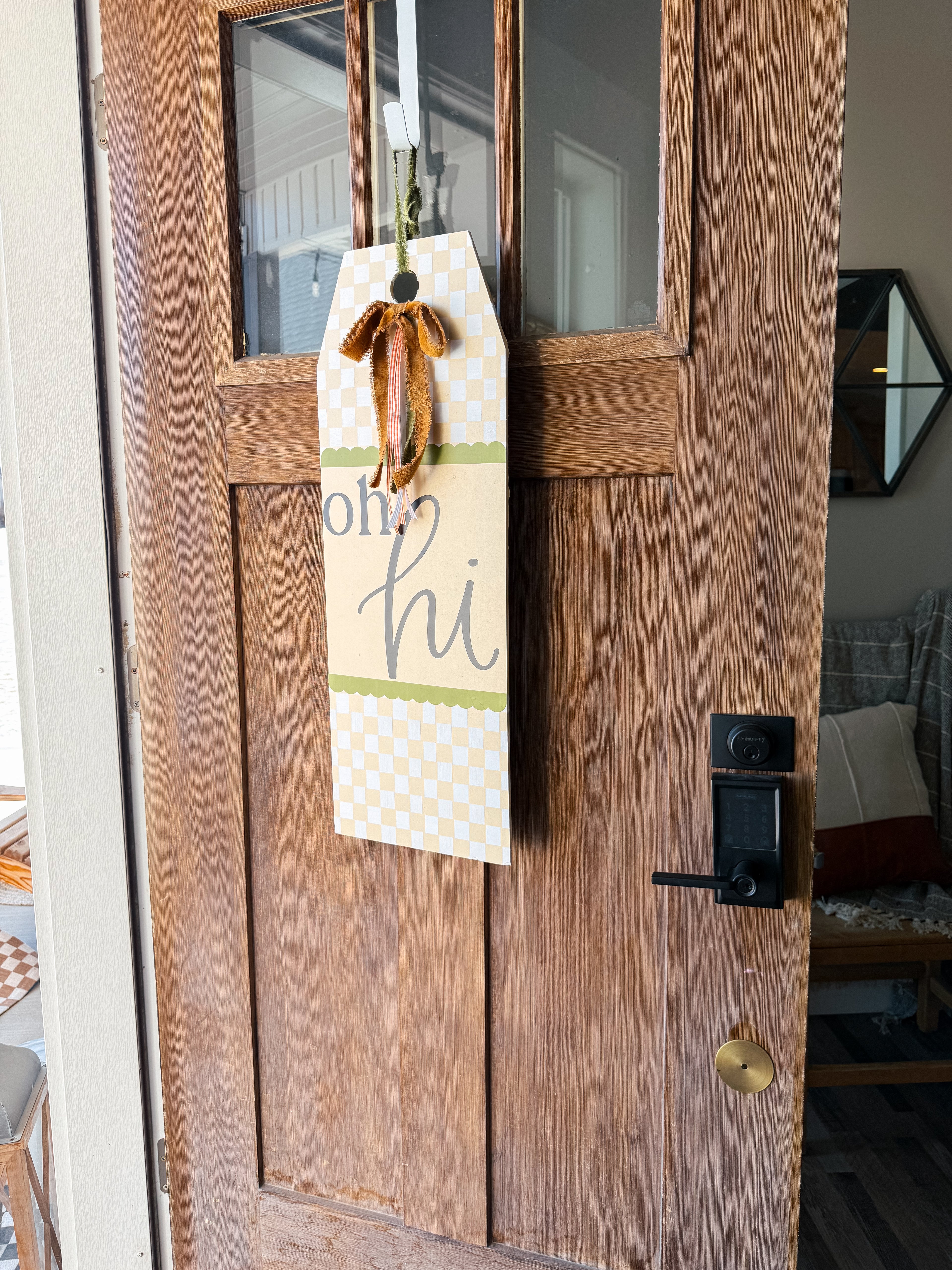 Spring Porch Leaner, door hanger