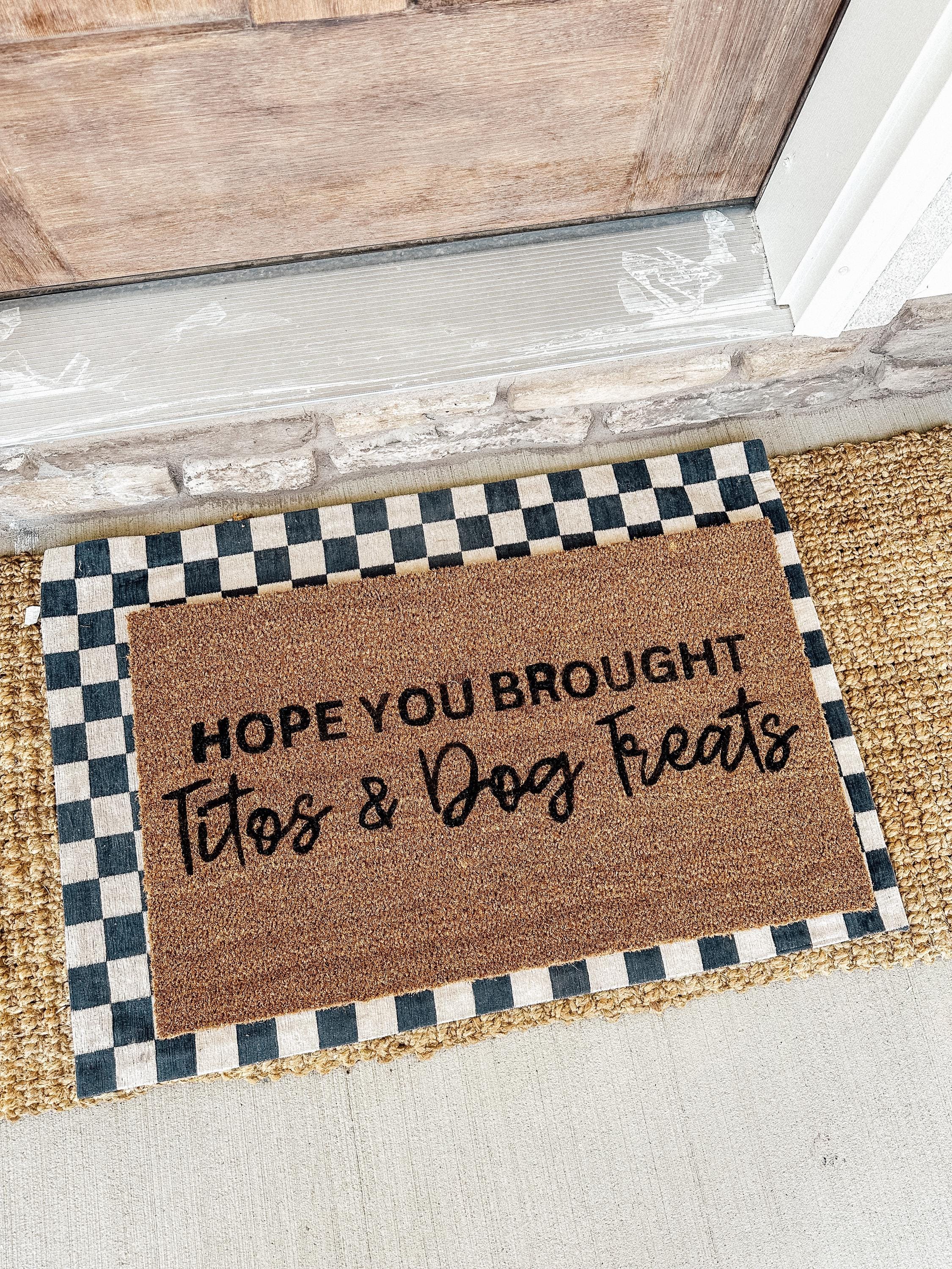 Titos and Dog Treats Doormat | 18X30 Custom Doormat
