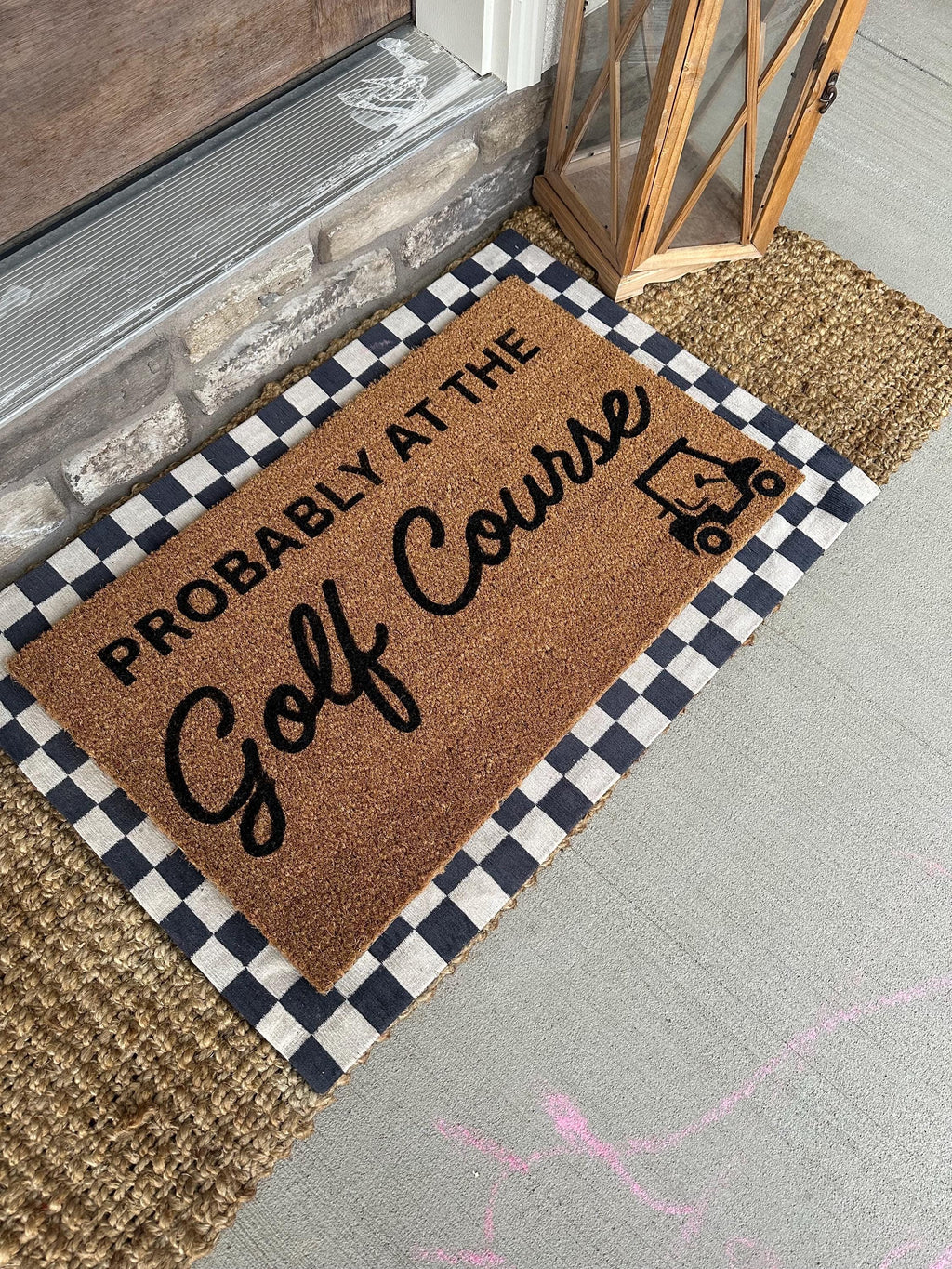 Probably At The Golf Course Doormat