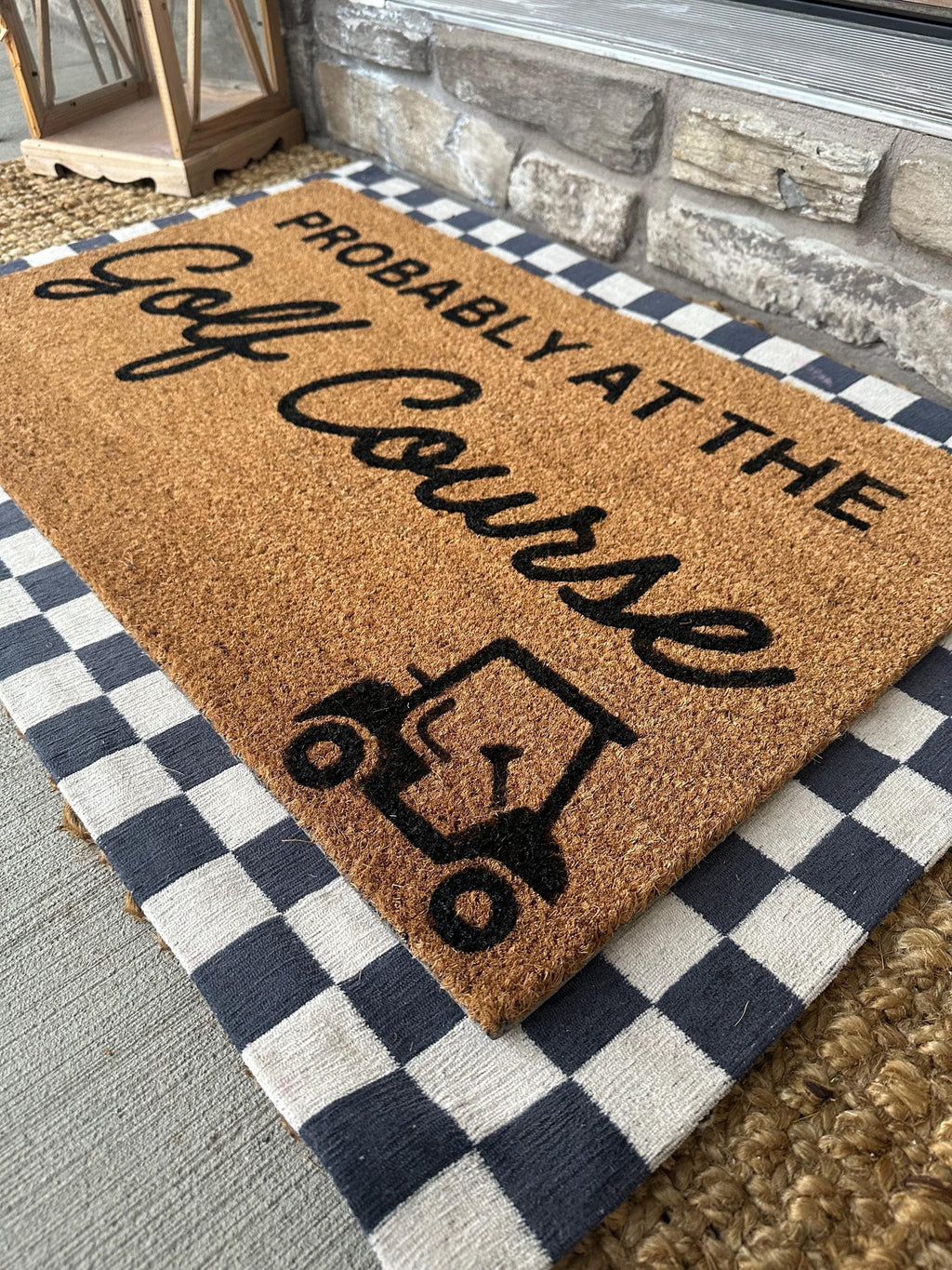 Probably At The Golf Course Doormat