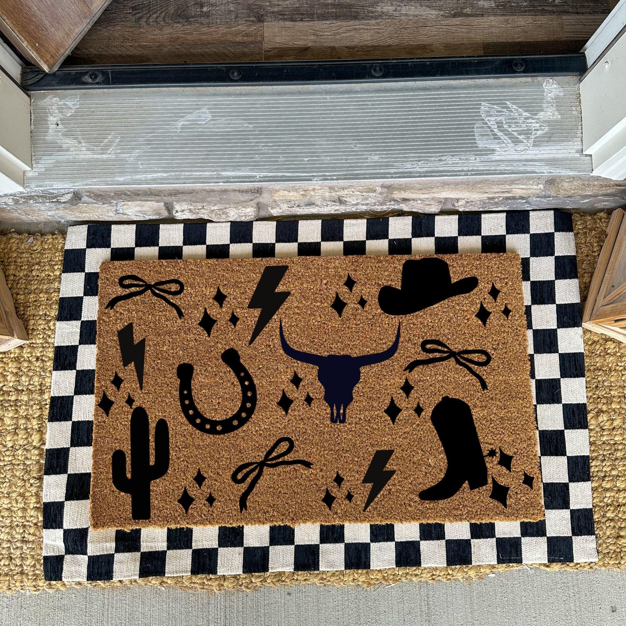 Western Style Doormat | Southern Charm Rug | New Apartment Decor