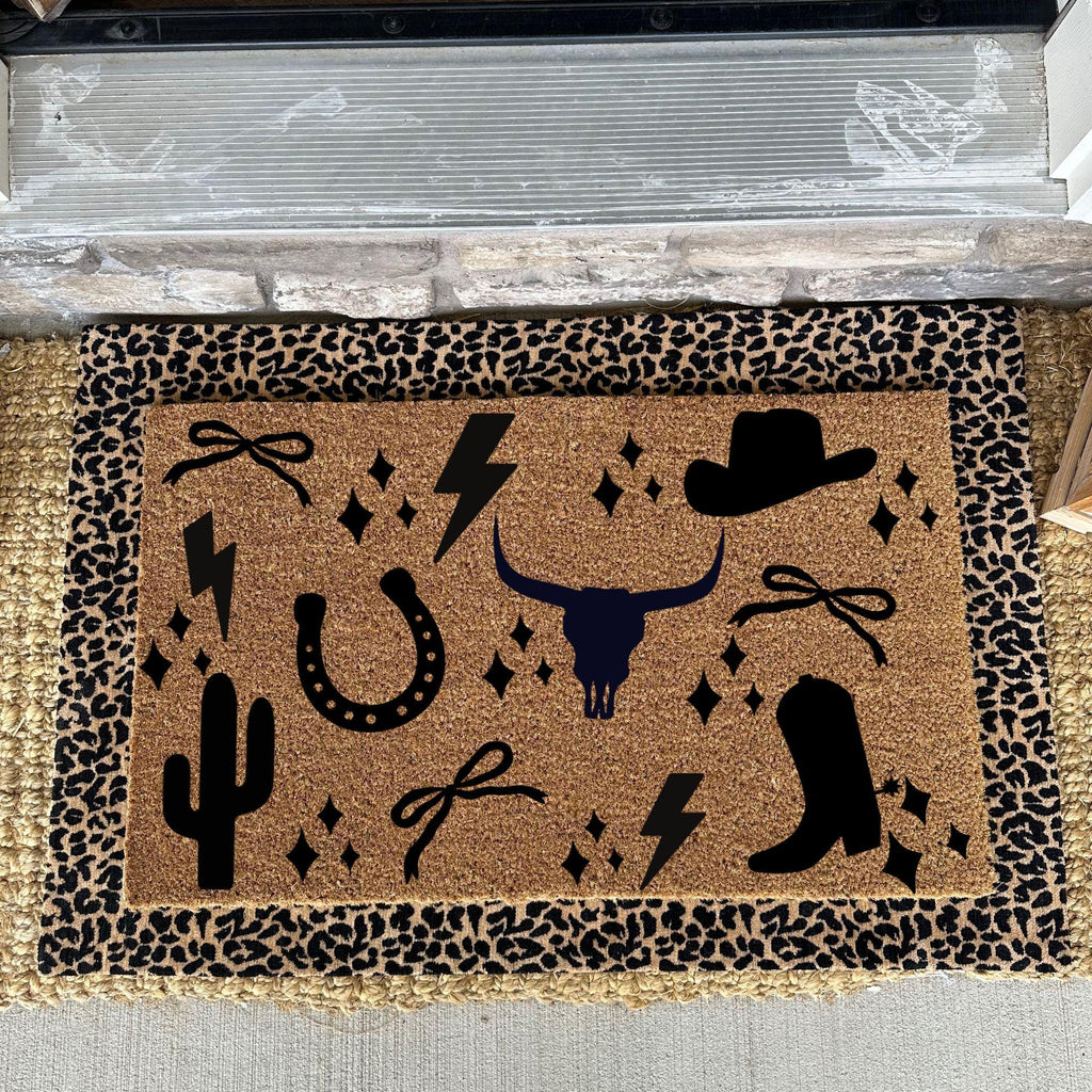 Western Style Doormat | Southern Charm Rug | New Apartment Decor