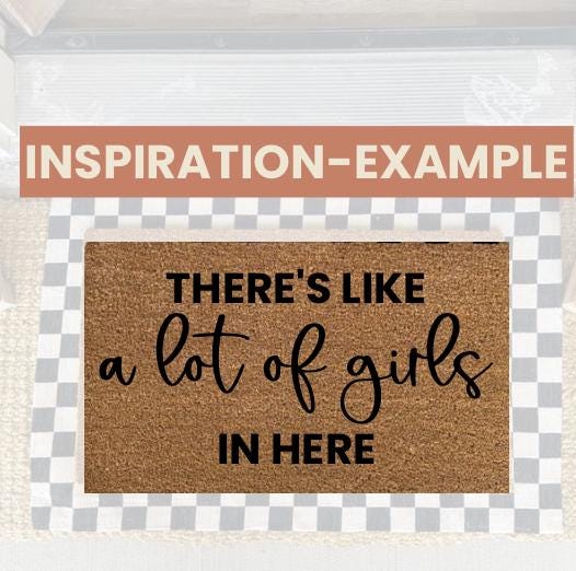 Custom Text Coir Doormat: Personalized Welcome Mat (18x30)