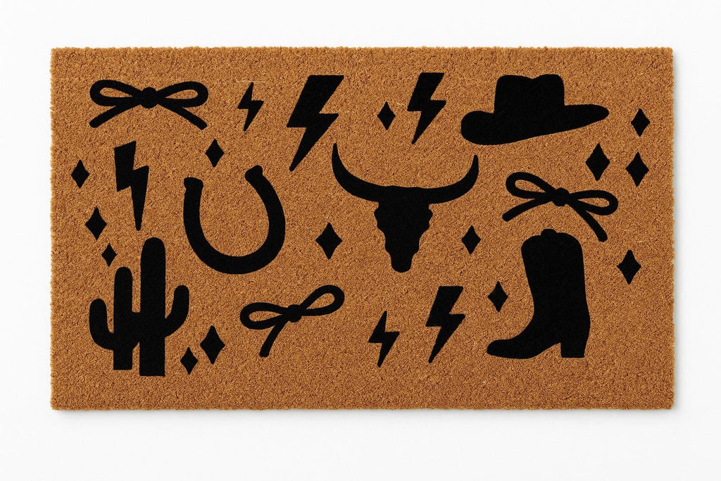 Western Style Doormat | Southern Charm Rug | New Apartment Decor