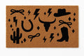 Western Style Doormat | Southern Charm Rug | New Apartment Decor