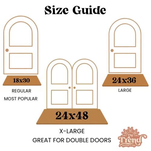 Howdy America Doormat | Custom Doormat | 18X30 Coir Rug