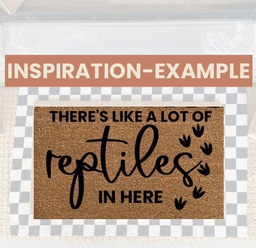 Custom Text Coir Doormat: Personalized Welcome Mat (18x30)