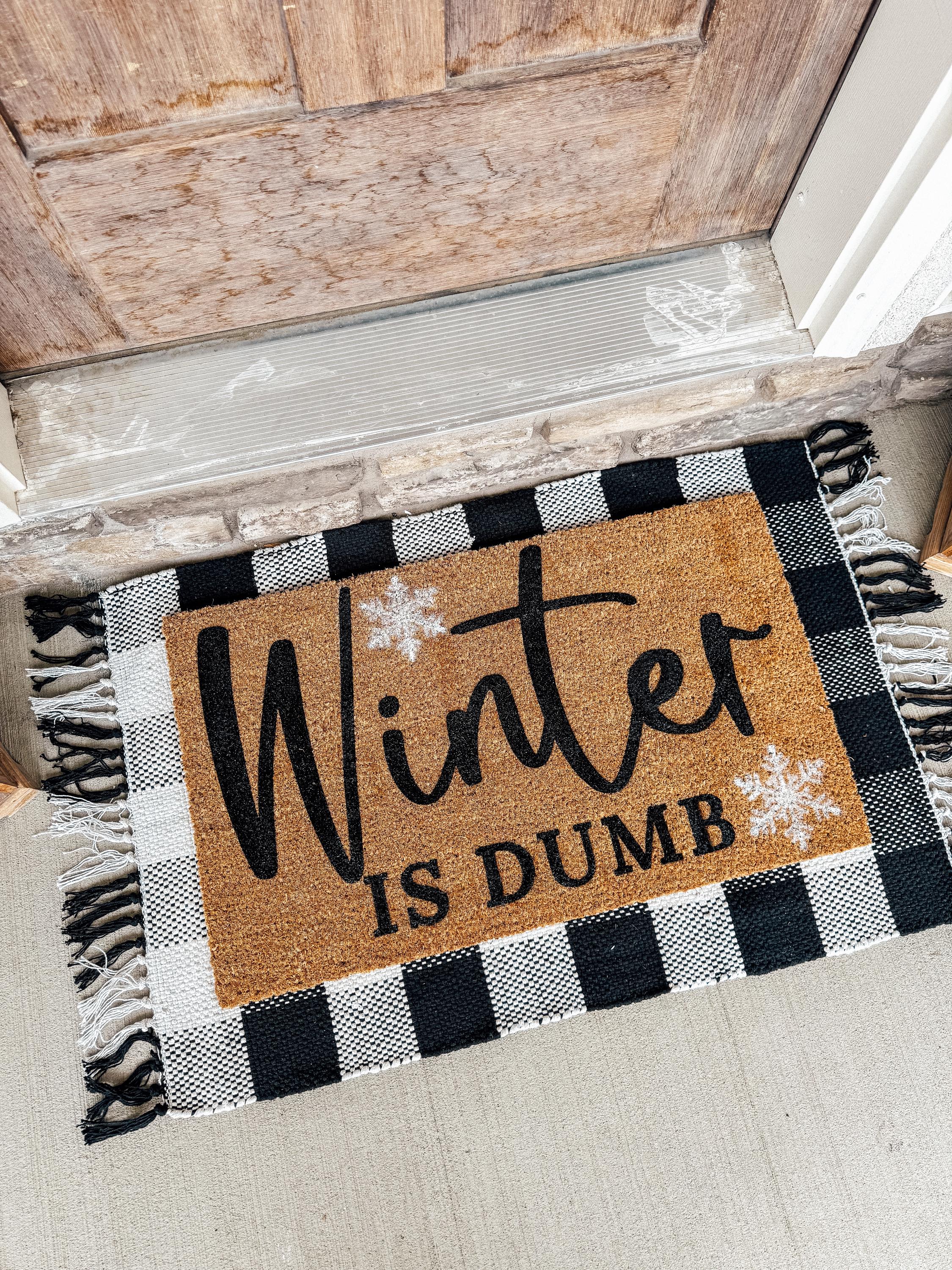 Winter Is Dumb Doormat