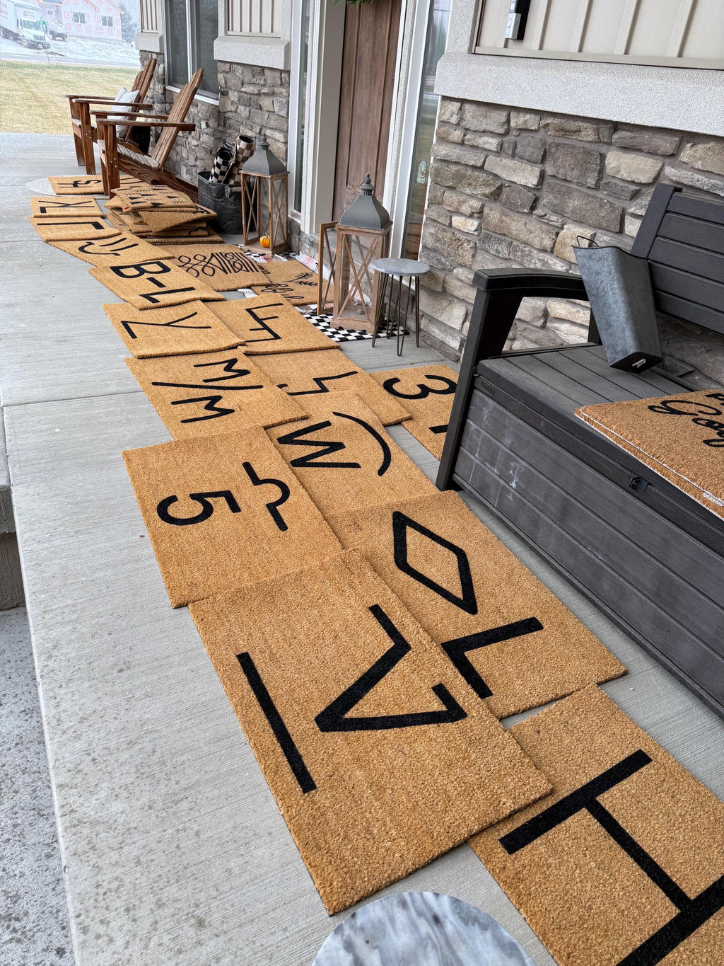 Custom Cattle Brand Doormat, 18”x30”