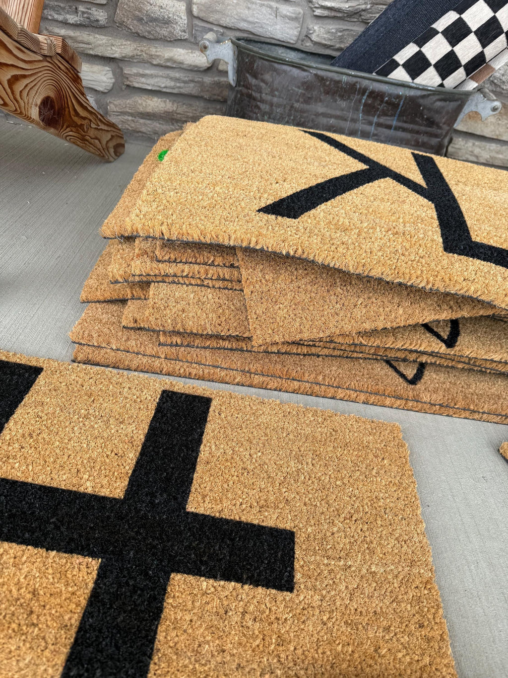 Custom Cattle Brand Doormat, 18”x30”