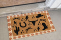 Western Style Doormat | Southern Charm Rug | New Apartment Decor