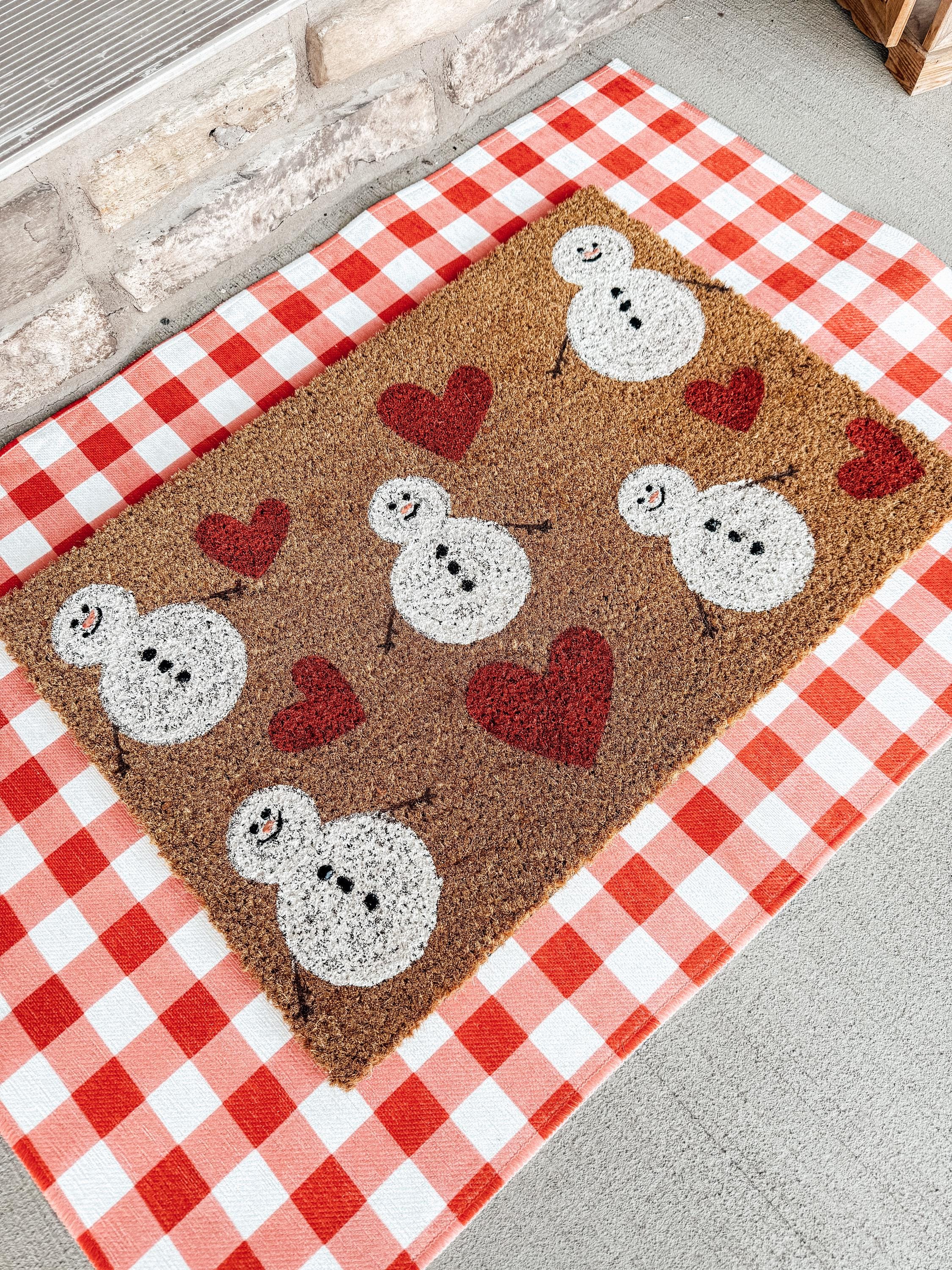 Custom Valentines Day Door Mat