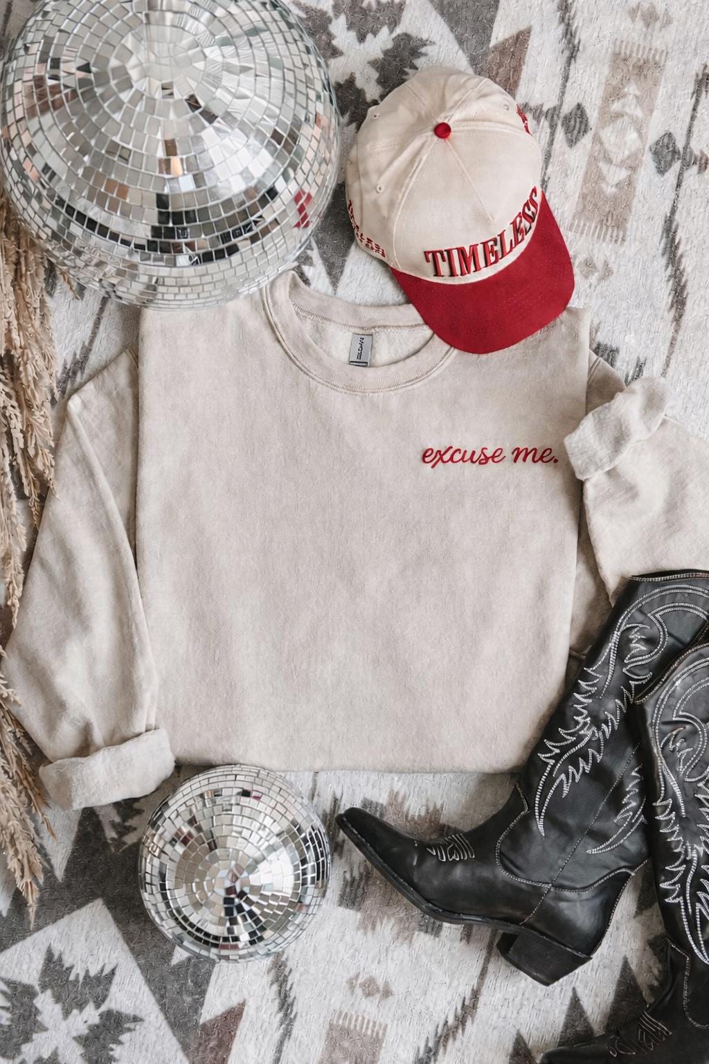 Valentine Sweatshirt | Gift For Her | You Look Like You Love Me Embroidered