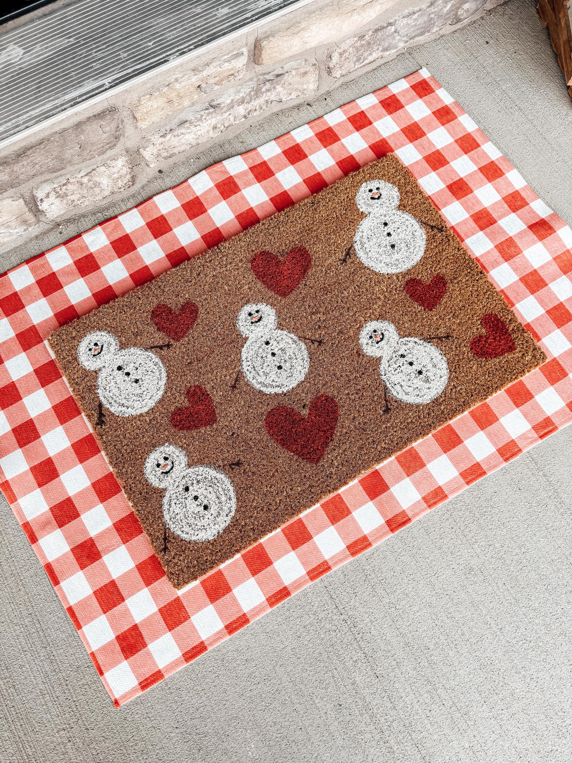 Custom Valentines Day Door Mat