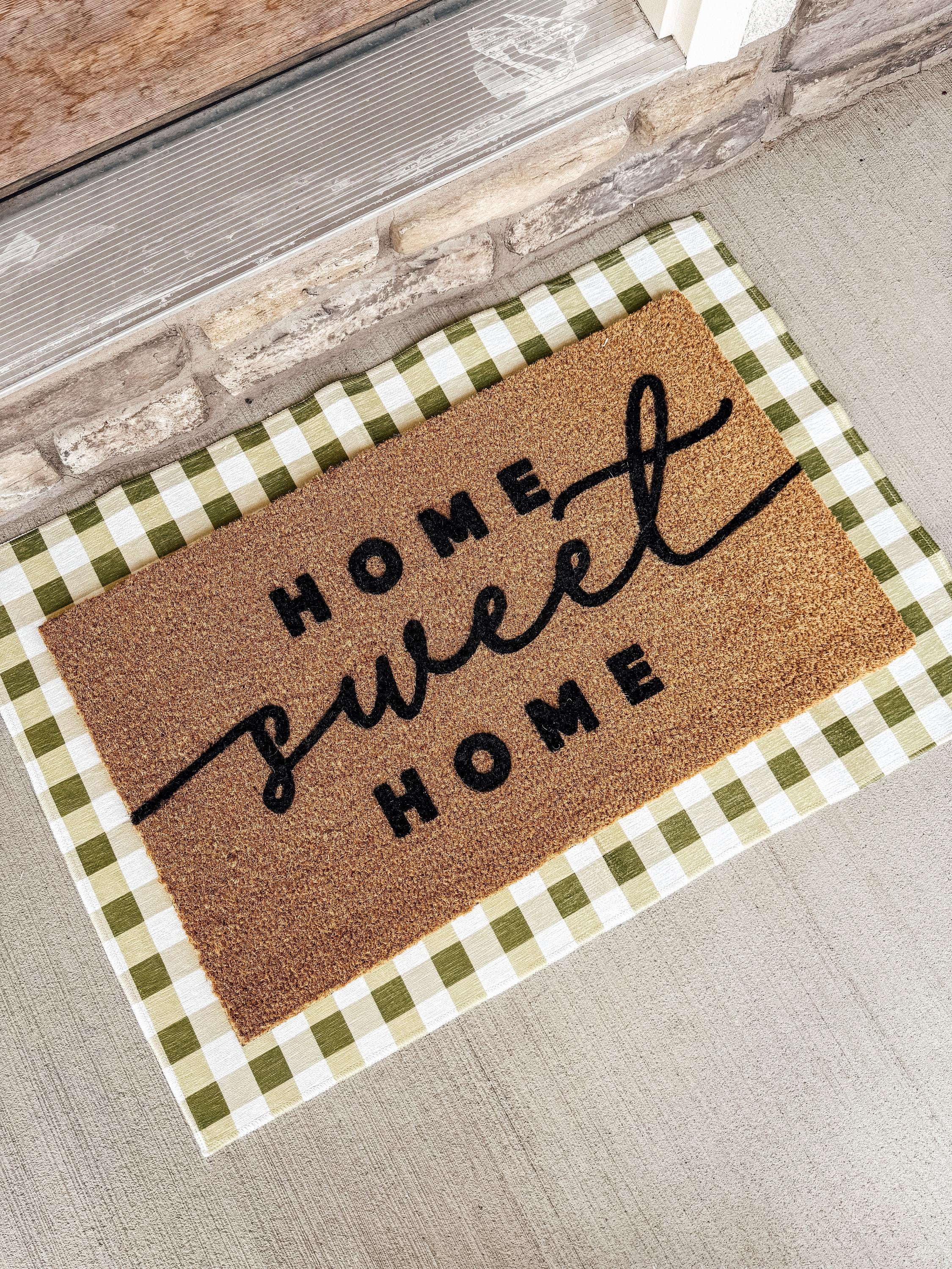 Home Sweet Home Custom Door mat | Welcome Mat | House warming gift | Rug
