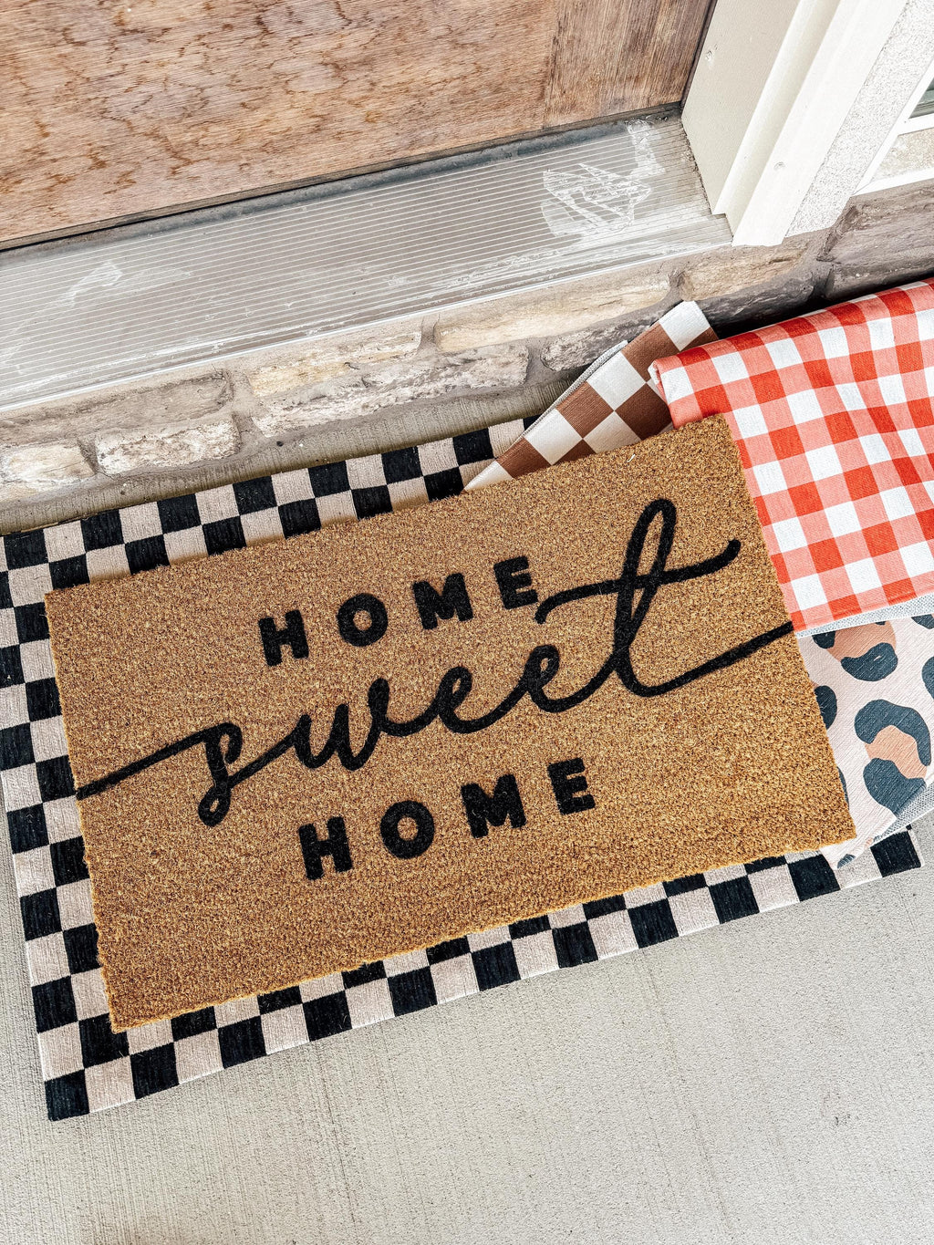 Home Sweet Home Custom Door mat | Welcome Mat | House warming gift | Rug