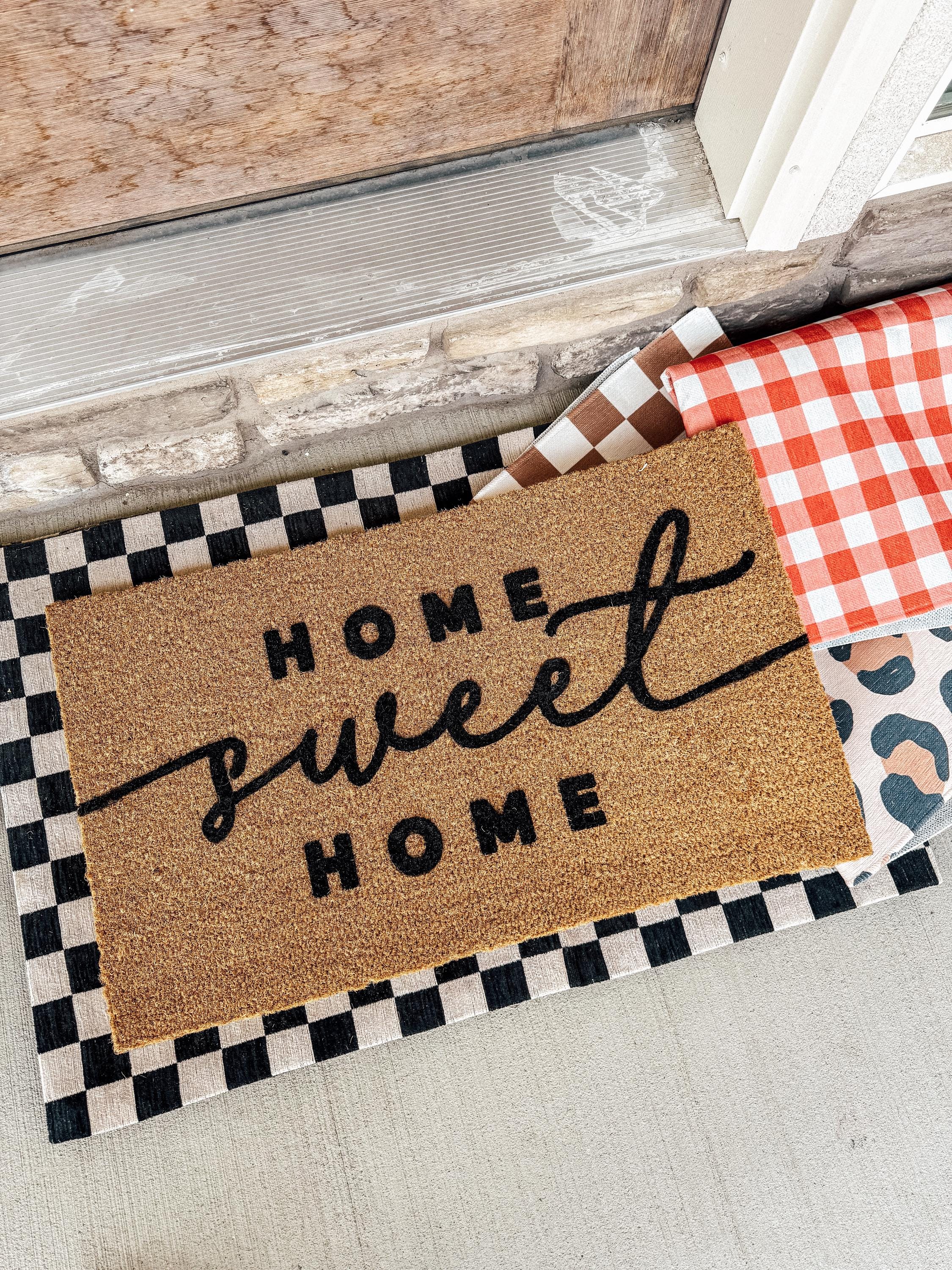 Home Sweet Home Custom Door mat | Welcome Mat | House warming gift | Rug