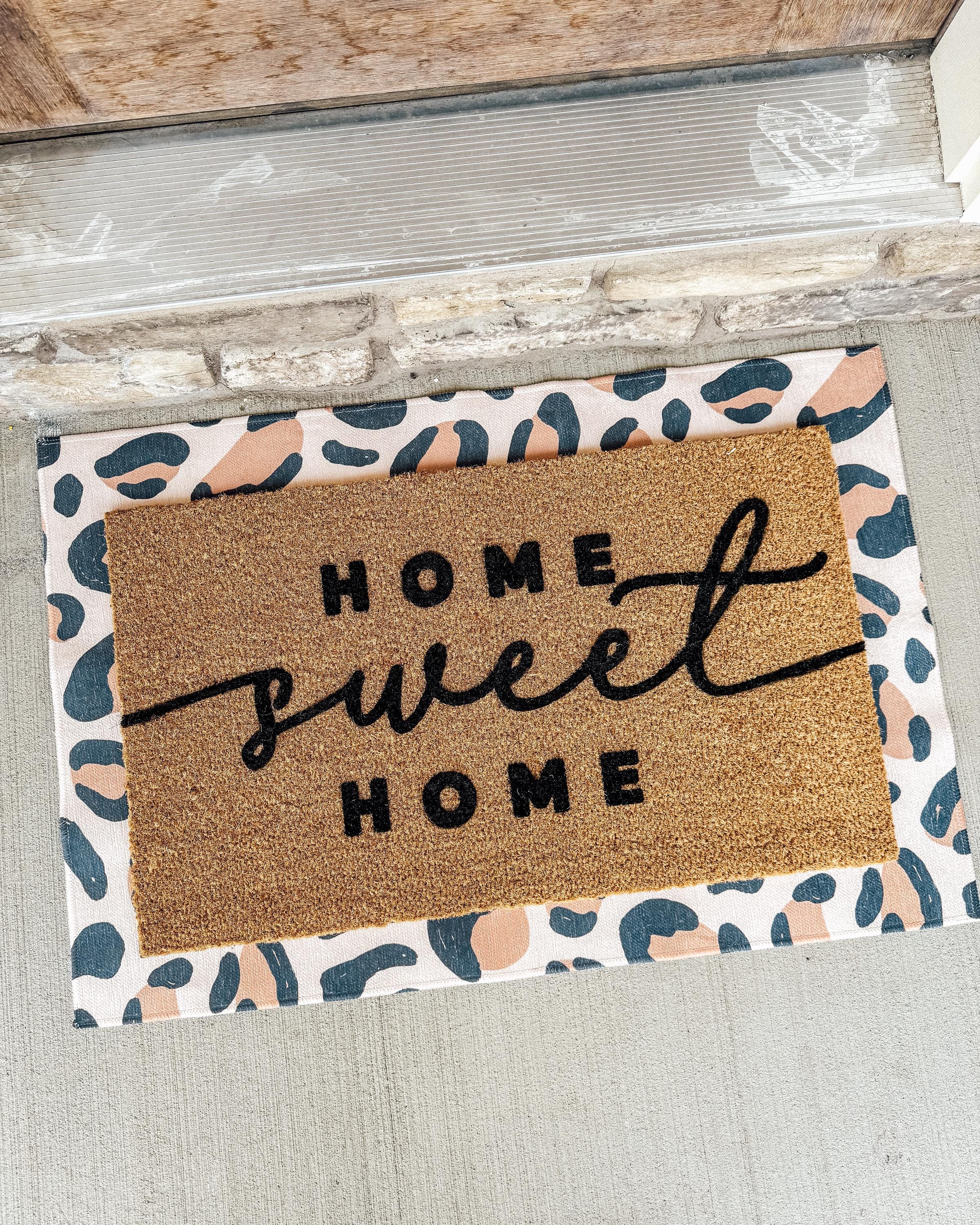 Home Sweet Home Custom Door mat | Welcome Mat | House warming gift | Rug