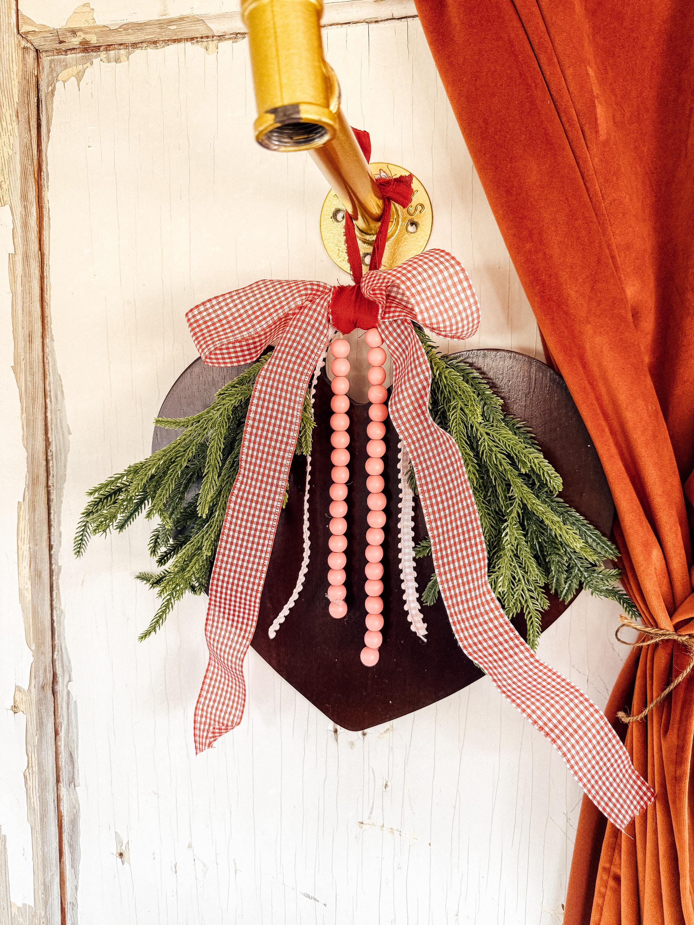 Heart Cutting Board Decor | Farmhouse Kitchen Shelf & Tiered Tray Accent