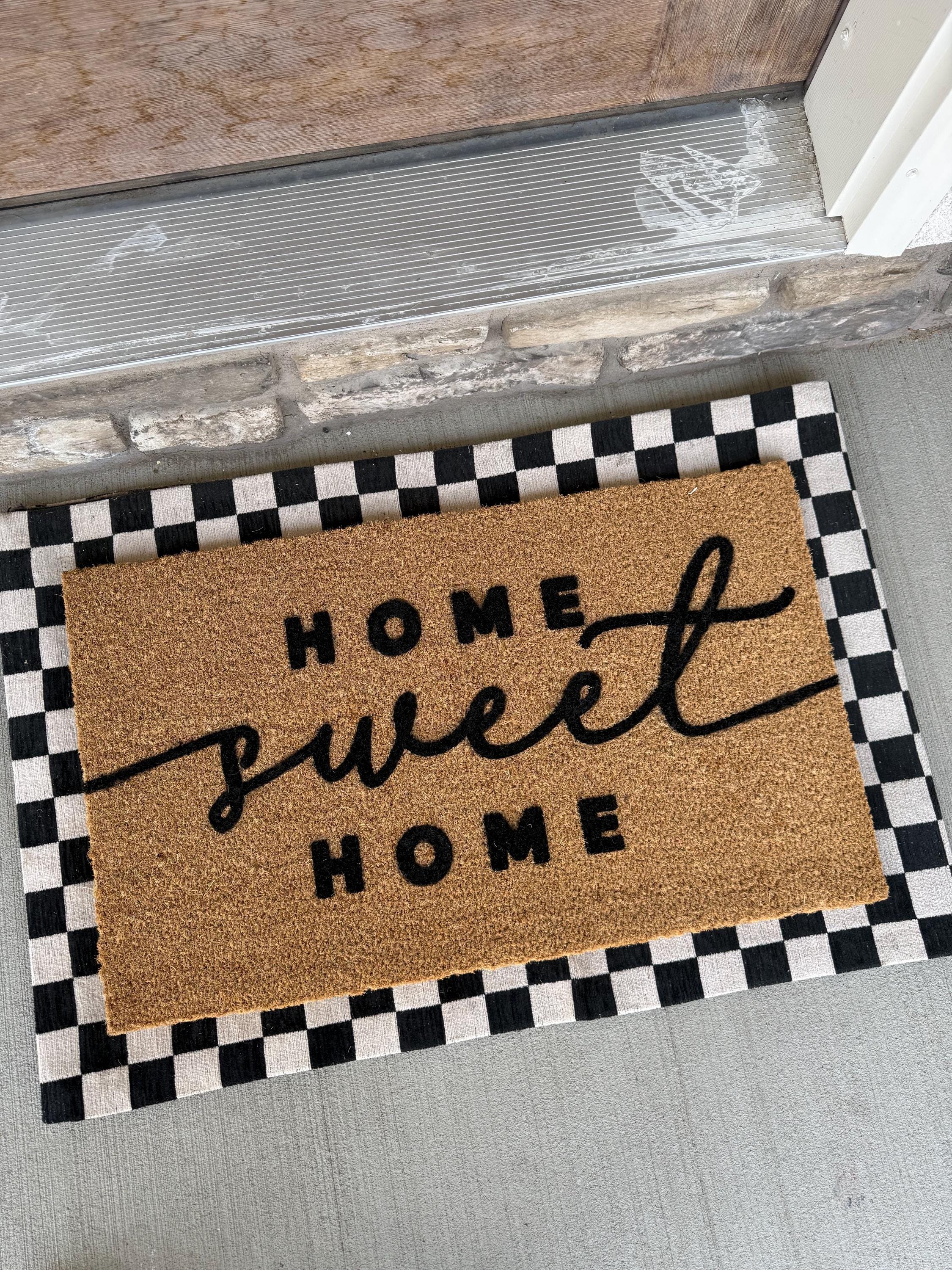 Home Sweet Home Custom Door mat | Welcome Mat | House warming gift | Rug