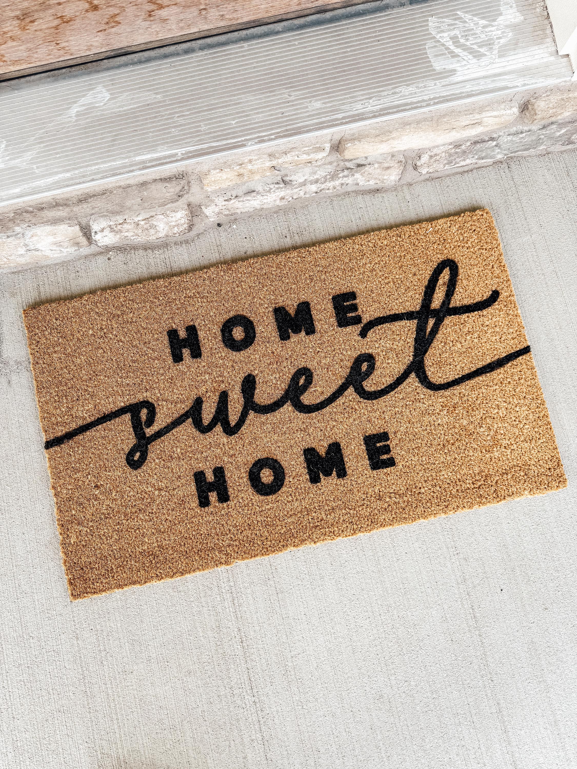 Home Sweet Home Custom Door mat | Welcome Mat | House warming gift | Rug