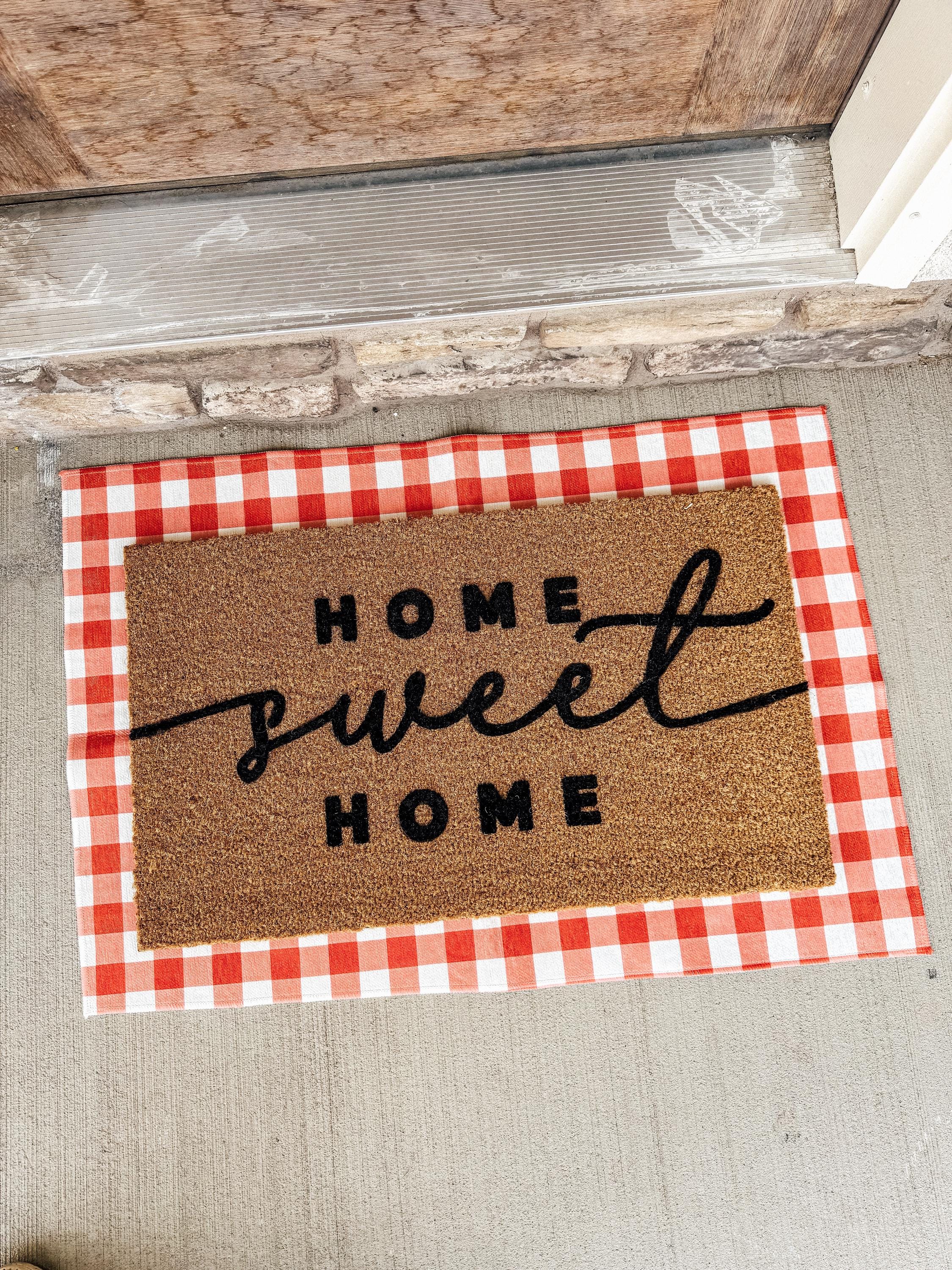 Home Sweet Home Custom Door mat | Welcome Mat | House warming gift | Rug