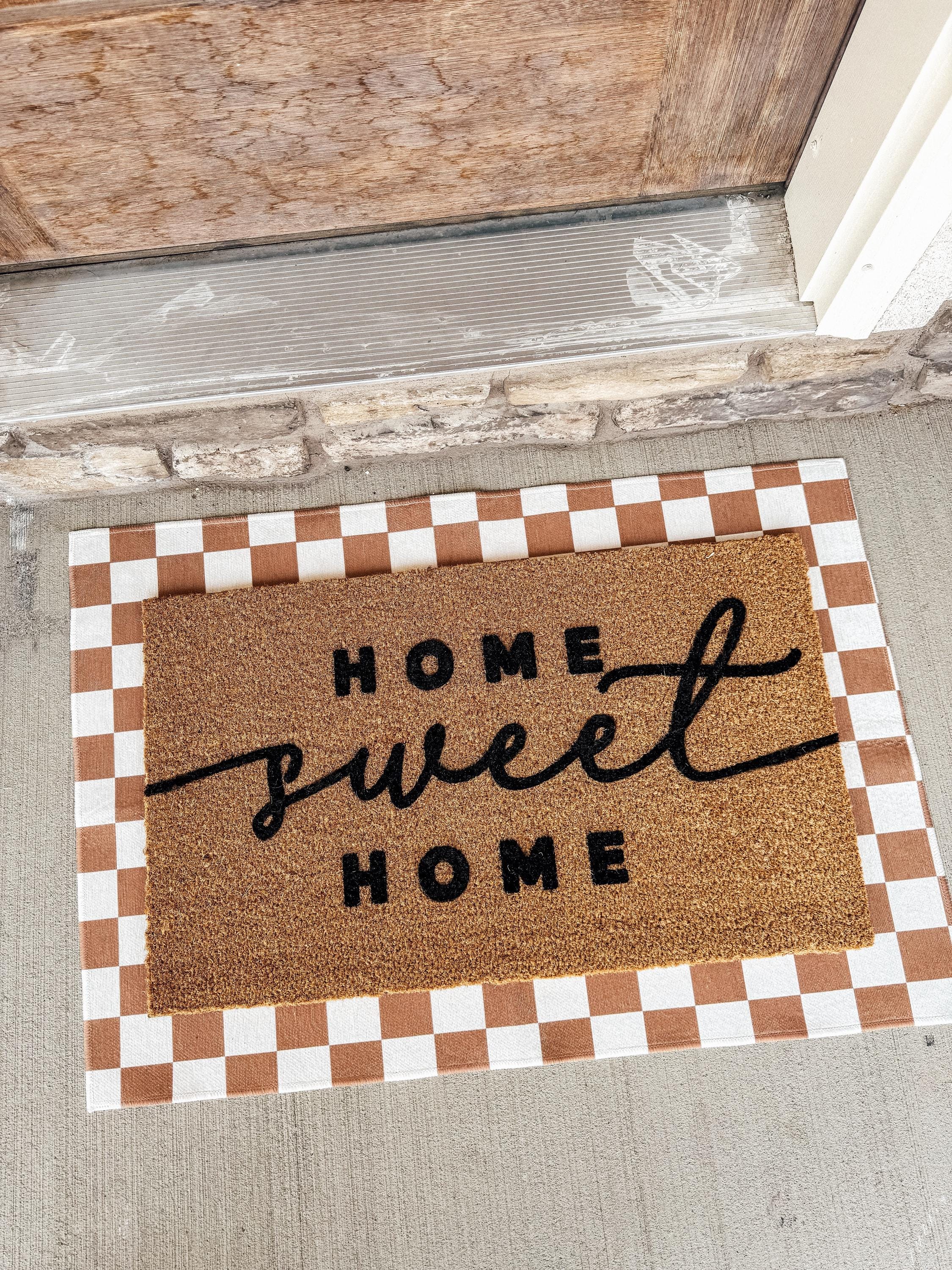 Home Sweet Home Custom Door mat | Welcome Mat | House warming gift | Rug