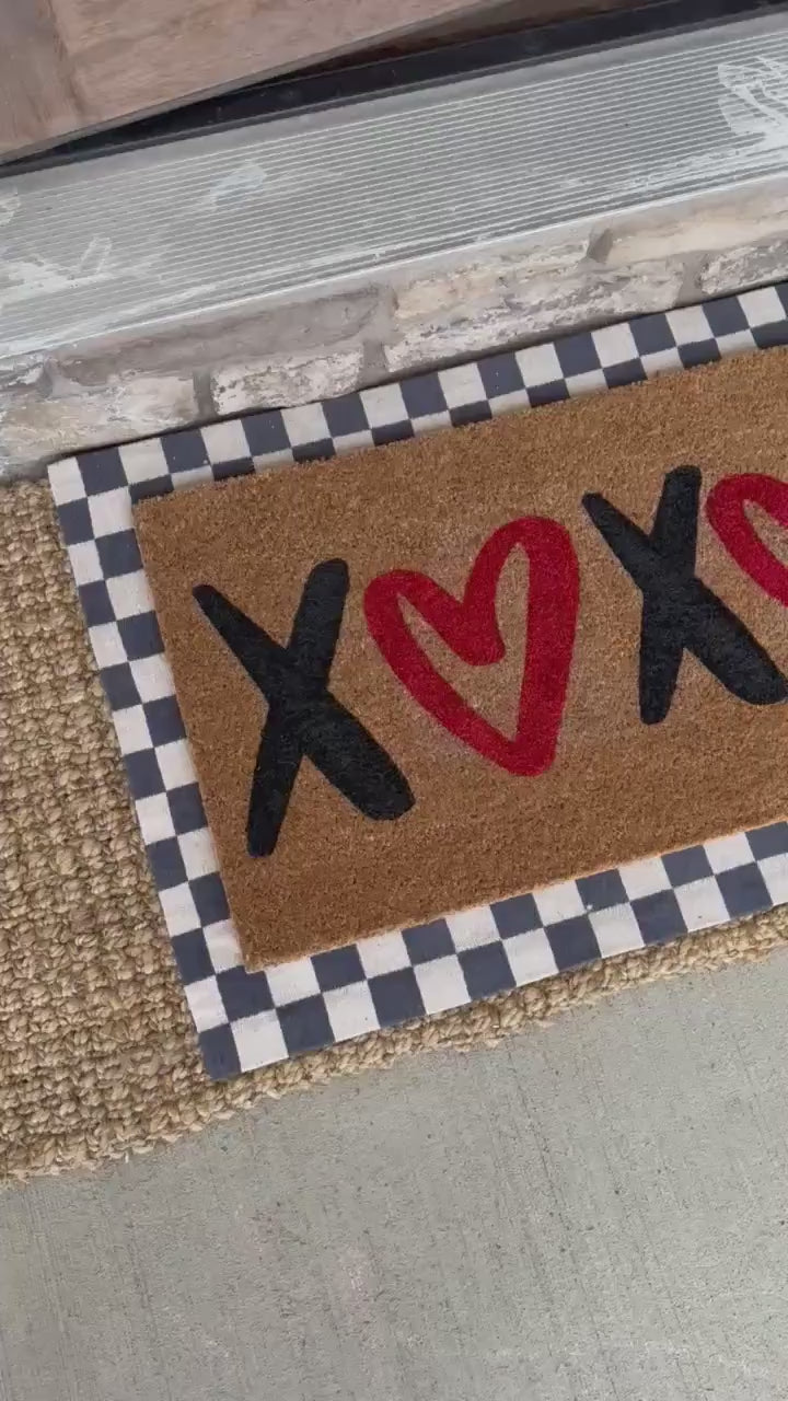 Valentines Day Decor | Valentines Day Door Mat |Valentines Rug